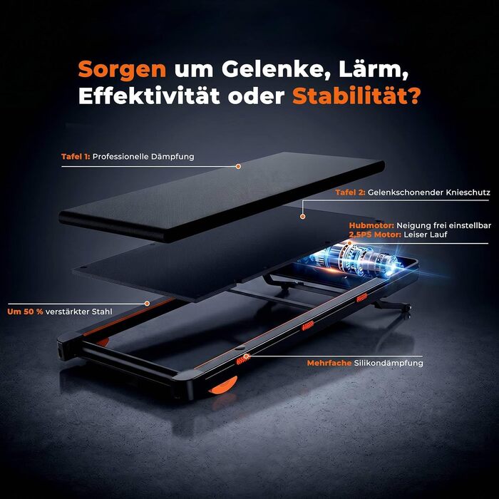 Домашня бігова доріжка JAGJOG Walking Pad з автоматичним нахилом 16%, Bluetooth-динаміками, колір: ебенове дерево