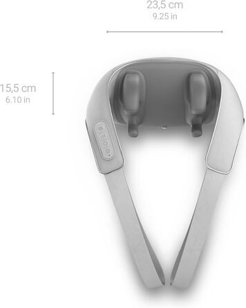 Масажер для шиї Medisana NM 990 бездротовий, для спини, шиї та плечей, легкий та портативний