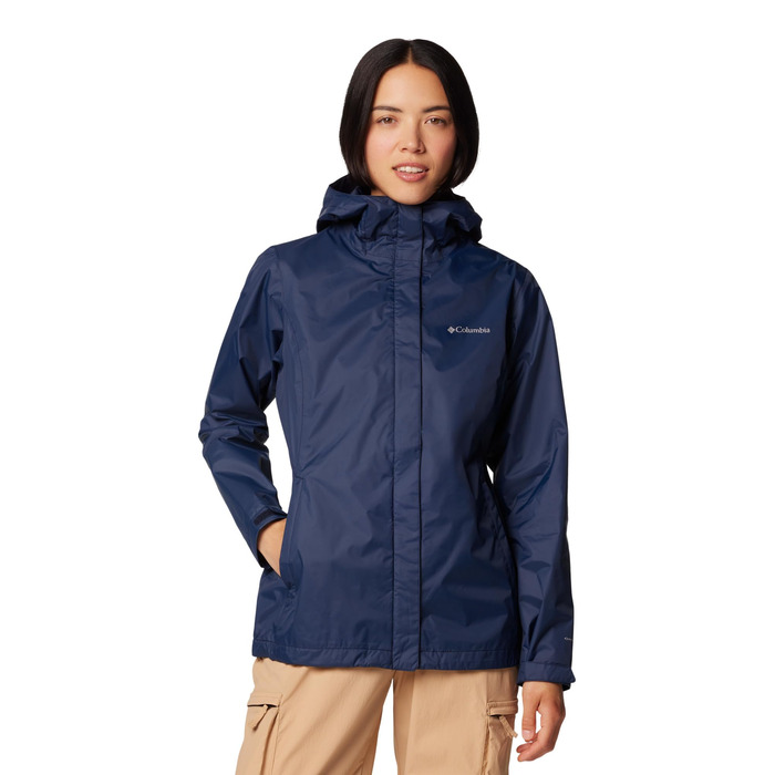 Жіноча водонепроникна куртка-дощовик Columbia Arcadia™ II, колір Collegiate Navy (розмір M)