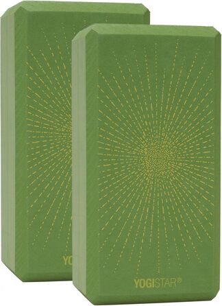 Йога-блок Yogistar Yogiblock Basic Art Collection Sparkling Sunray Kiwi, набір 2 шт.