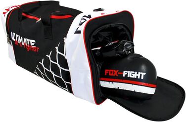 FOX-FIGHT спортивна сумка для тренувань, з відділенням для взуття, велика (70x28x28 см)