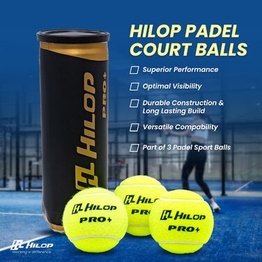 М'ячі для падел-тенісу, 3 шт. - якісні м'ячі для змагань та тренувань