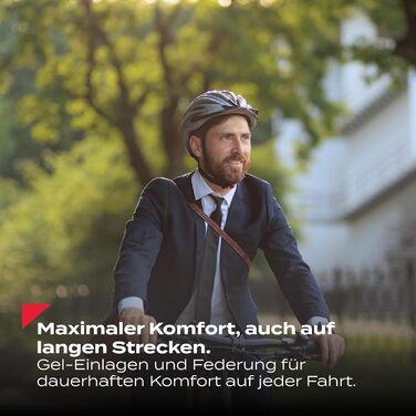 Impact® ComfortFit Ергономічне велосідло з м'яким гелем і пам'яттю форми, динамічна амортизація, інноваційне сідло для чоловіків та жінок