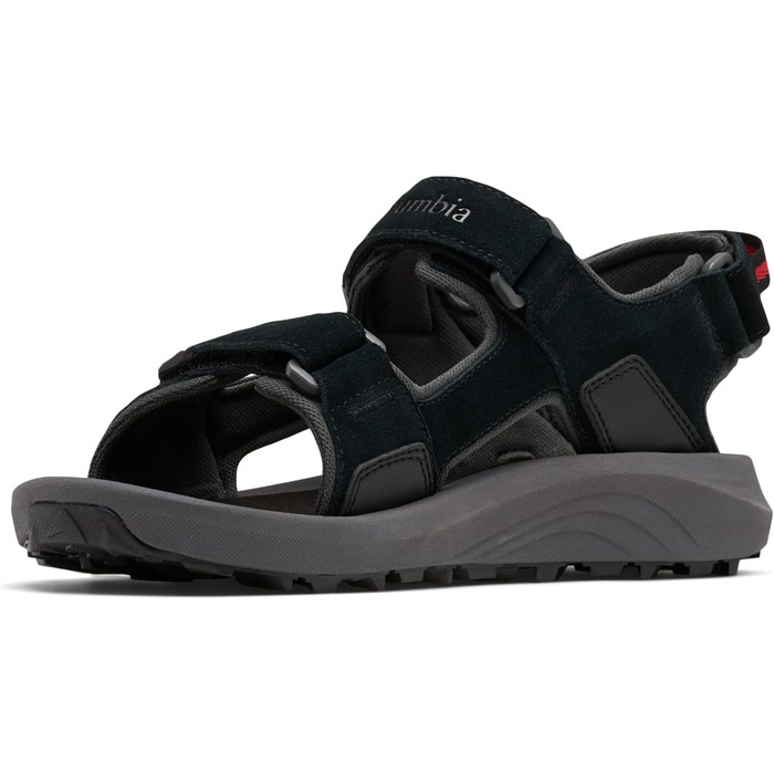 Columbia Trailstorm Hiker 3 Strap: Чоловічі трекінгові сандалі, чорно-сірі, 41 EU