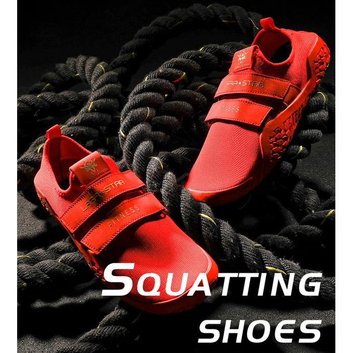 Взуття для важкої атлетики LARA STAR Cross-Trainer | Мінімалістичне взуття для фітнесу | Чорний, 44 EU