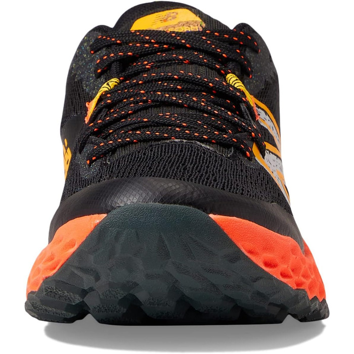 Кросівки New Balance Fresh Foam Hierro v7 для хлопчиків (старші діти) чорного кольору з неоновим відтінком Dragonfly, розмір 3.5 Big Kid M