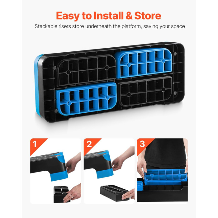 Платформа для аеробіки VEVOR (Блакитна)