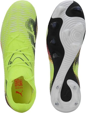 Жіночі футбольні бутси PUMA Future 8 Match Fg/Ag, 38 EU, Yellow Alert/Aged Silver/Sun Struck