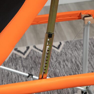 HOMCOM Складаний масажний стіл з алюмінію, з підголовником та сумкою для перенесення, до 225 кг - 215 x 60 см