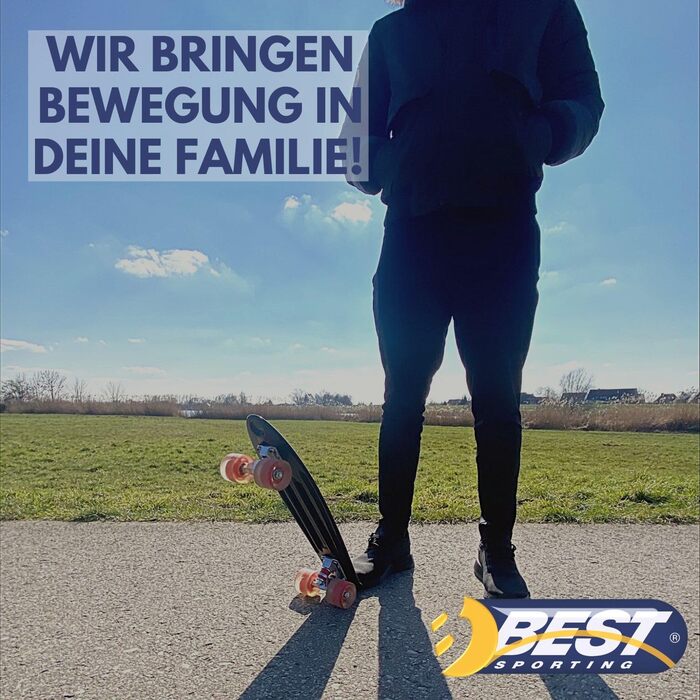 Дитячий скейтборд Penny Board Best Sporting, ретро стиль, синій, круїзер з підшипниками ABEC 5, для дітей, вінтажний дизайн