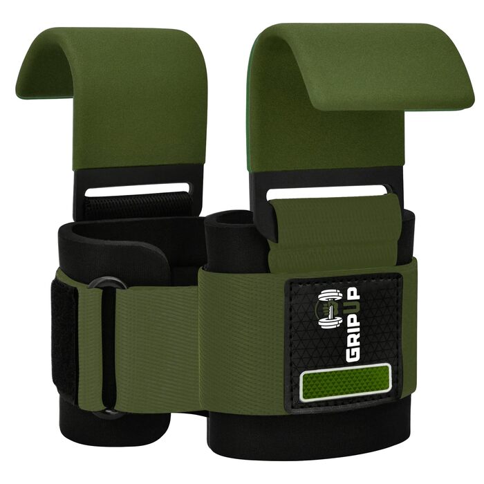 Набори для фітнесу та силових тренувань (пара), захист зап'ястя з гумовим покриттям, 8 мм, для важкої атлетики, пауерліфтингу, підтягувань та бодібілдингу (зелений)