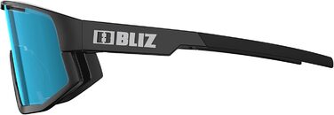 Спортивні окуляри Bliz Fusion, матові чорні, змінна накладка Jawbone, універсальний розмір