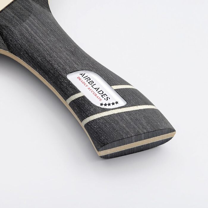 Професійна пінг-понгова ракетка AirBlades з жорстким кейсом | Стіл тенісу ракетка | Ракетка з ергономічною ручкою, 5 шарів дерева, преміум гума та губка