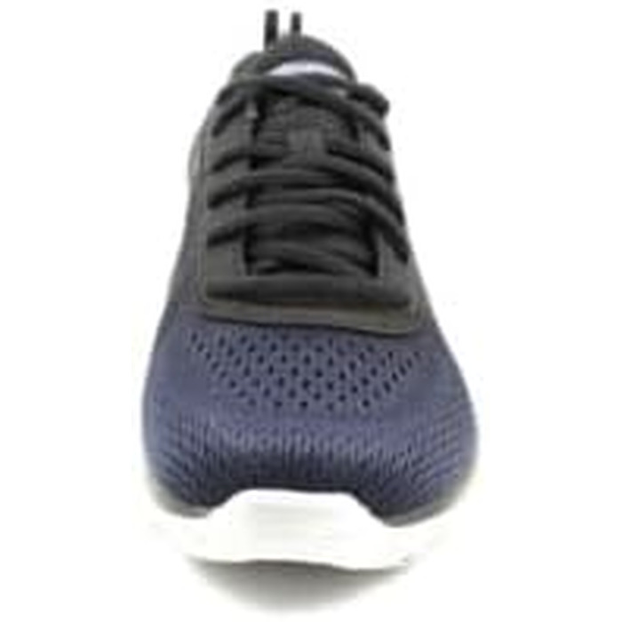 Чоловічі кросівки Skechers Track Ripkent (42.5 EU, Wide Fit), темно-сині з чорною обробкою, сітчасті
