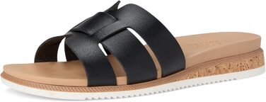 Жіночі сандалії Skechers Desert Kiss з низьким підйомом, чорні, з матеріалу Duraleather, 38 EU