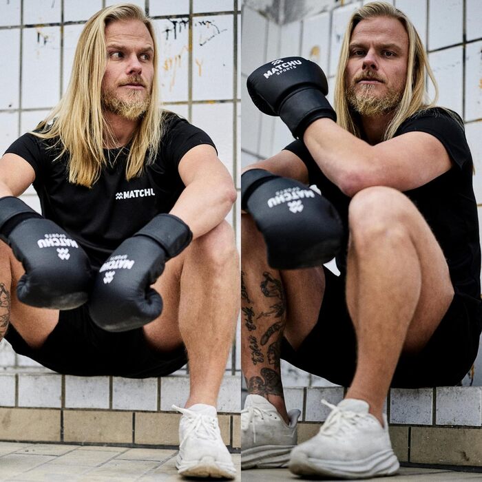 Боксерські рукавички MATCHU для кікбоксингу, MMA, Muay Thai, унісекс, 14 oz, чорні, штучна шкіра, на липучці, для всіх сезонів