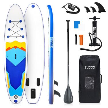 SUP дошка SUDOO надувна 300x76x15 см, 6
