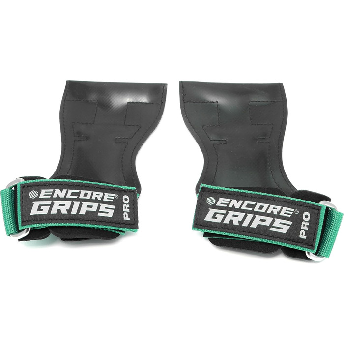 Лямки для силових тренувань та бодібілдингу Zughilfen Grip Pads з підтримкою зап'ясть та швидкою фіксацією, колір Mint, розмір L