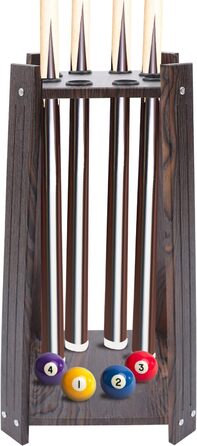 Підставка для більярдної кули (8 лунок), Sengfwin - аксесуар для більярдного столу, міцна, традиційна, економія місця