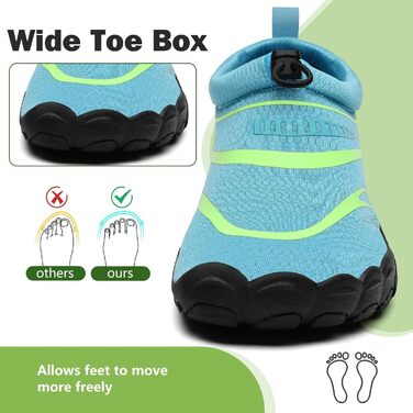 Шкарпетки-сланці Mishansha: дихаючі, антиковзні, з товстою підошвою, розмір 36-46, колір блакитний