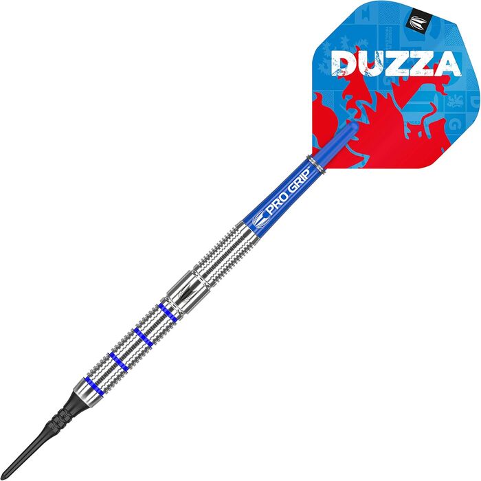 Дротики для дартсу Target Duzza 80% вольфраму, 20 г, софт-тип