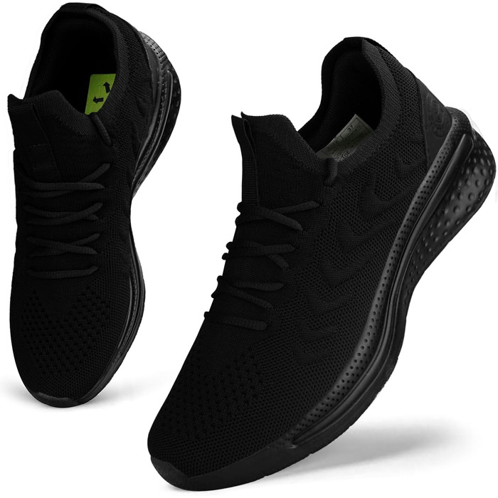 Жіночі кросівки для бігу та фітнесу. Зручні, дихаючі, з неслизькою підошвою. Чорний колір, розмір 39 EU