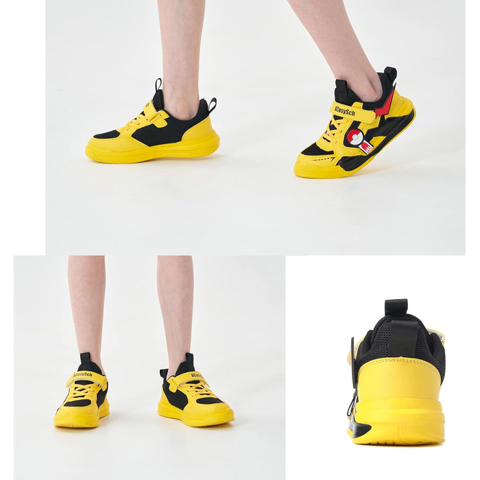 Дитячі кросівки Kinder Leicht для хлопчиків: спортивні, зручні, для занять фітнесом та активного відпочинку, розміри 28-39 EU, колір жовтий