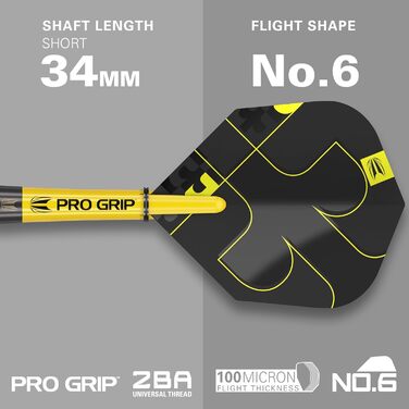 Дротики Target Darts Bolide Void 90% вольфраму з сталевим наконечником Swiss Point, набір для дартсу