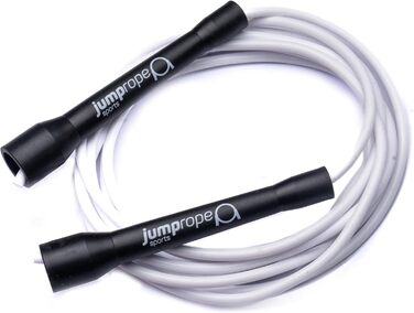 Професійне скакалка для змагань SPEED CHAMPION (діаметр 5 мм, довжина 3 м, регульована) (чорно-біла)
