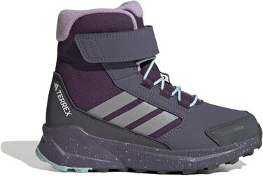 Дитячі трекінгові черевики Adidas Terrex Trailmaker 2 Climawarm+ для дітей, 33 EU, Aurora Plum/Matte Silver/Semi Flash Aqua