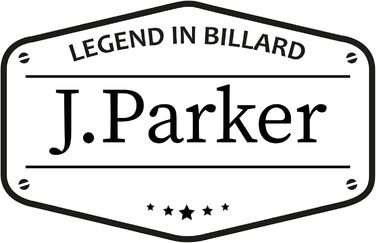 Чохол для більярду J. Parker на 2/2 та 2/4 кия, з високоякісної штучної шкіри, велика кишеня для аксесуарів та регульований ремінь, чорний, 85 см