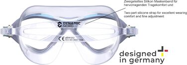 Окуляри для плавання Endurance: Антифог, Антиподряпини, UV400, Панорамний огляд (Aqua/Прозорі)
