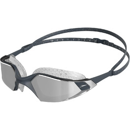 Окуляри для плавання Speedo Aquapulse Pro унісекс, антифог, антиміст, антипідтікання, біло-прозоро-фіолетово-золоті, універсальний розмір
