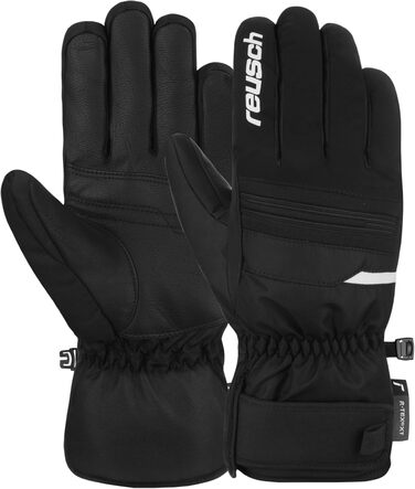 Унісекс рукавички Reusch Brandon R-tex XT чоловічі, чорні-білі, розмір 10.5, зимові, водонепроникні
