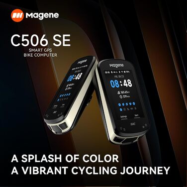 Велокомп'ютер Magene C506SE GPS із навігацією, водонепроникний, кольоровий екран 2,4