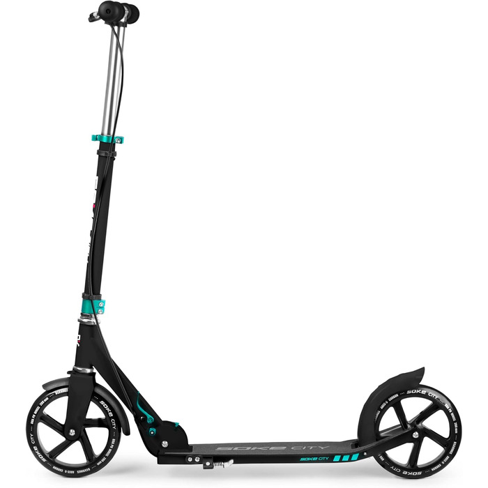 Міський самокат SOKE Cityroller чорно-блакитний - для дорослих та підлітків