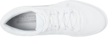 Кросівки для піклболу Skechers Viper Court Smash для жінок, біло-сріблясті, для залів та відкритих майданчиків, Relaxed Fit