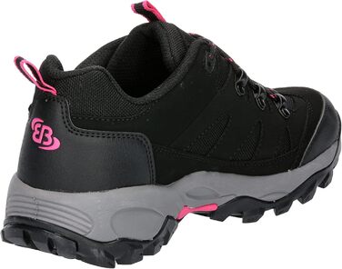 Черевики трекінгові Brütting Mount Hunter Low Unisex (37 EU, Чорний Рожевий)