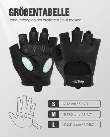 Тренувальні рукавички для чоловіків та жінок – фітнес рукавички для залу, важкої атлетики, кросфіту, силового спорту, спорту та тренувань. Рукавички з антиковзкими силіконовими точками та підкладкою на долоні. Розмір M: 18–19.5 см (Чорний), L: 19.5–21.5 с