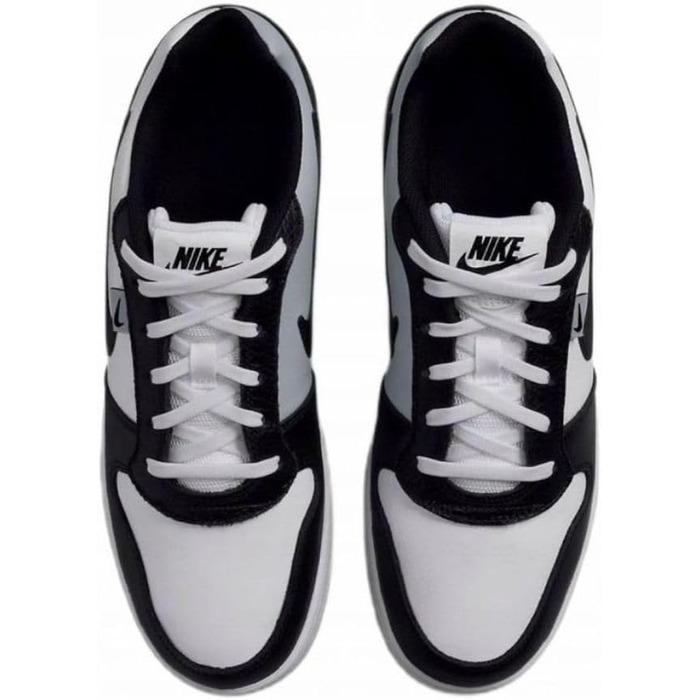 Кросівки Nike Ebernon Low Prem для баскетболу, 42.5 EU, білий/чорний/сірий вовк