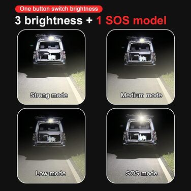 LED кемпінговий ліхтар 2000 люменів з Powerbank 9900mAh, налобний ліхтар для кемпінгу, намету, туризму та надзвичайних ситуацій (15W тепле світло)