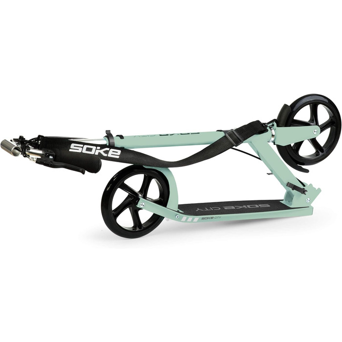 Міський самокат SOKE Cityroller, зелений, для дорослих та дітей
