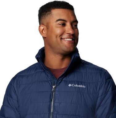 Чоловіча утеплена куртка Columbia Powder Lite II, темно-синя (Collegiate Navy), розмір L