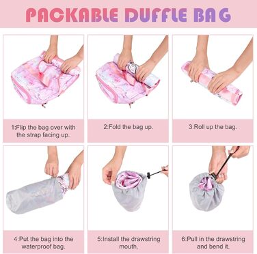 Дитяча спортивна сумка-рюкзак для плавання та гімнастики з відділенням для взуття та мокрих речей, яскрава сумка з принтом 'Райдуга' для дівчаток