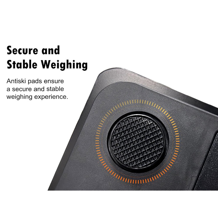 Вага NUTRI FIT для вимірювання жиру в тілі, розумна персональна вага з цифровим дисплеєм, вимірювання BMI, жиру, м'язів, води, склад тіла, LCD-дисплей, 150 кг, 26x26 см, чорний