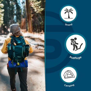Каремат туристичний самонадувний Outdoor Ultraleicht: легкий, компактний, з ергономічною структурою, водостійкий для кемпінгу