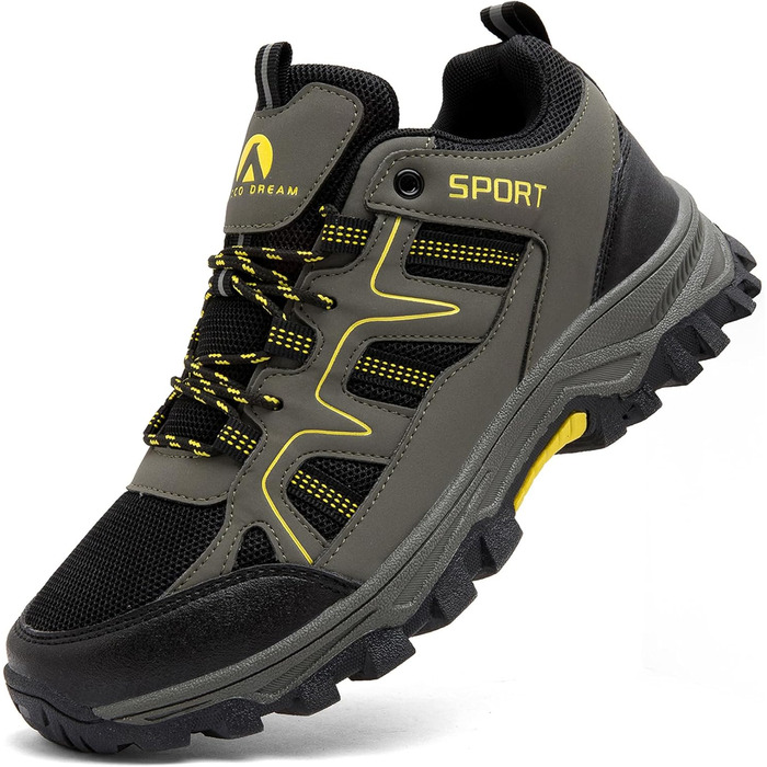 Черевики для хайкінгу/трекінгу чоловічі/жіночі, легкі, дихаючі, зелені, 41 EU