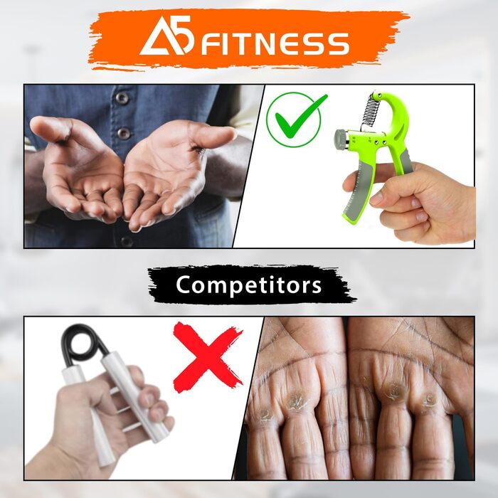 Тренування хватки рук - регульований навантаження 5-60кг, для зміцнення рук, зап'ястя та покращення хватки. Реабілітатор для рук, з електронною книгою. (Червоний & Чорний)