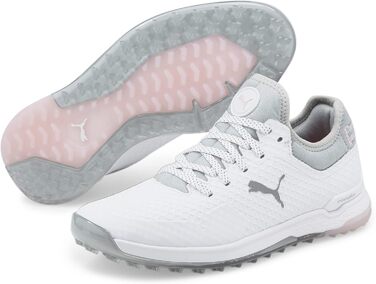 Жіноче golf-взуття PUMA Proadapt Alphacat, білий, сріблястий, рожевий, розмір 37 EU