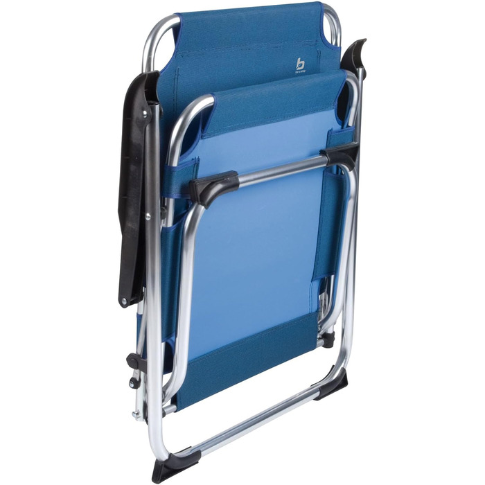 Крісло для кемпінгу Bo-Camp Copa Rio Comfort: розкладне, блакитне, для відпочинку на природі та риболовлі
